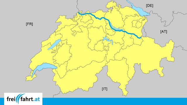 A3 Autobahn Schweiz: Streckenverlauf © echonet.at / rv